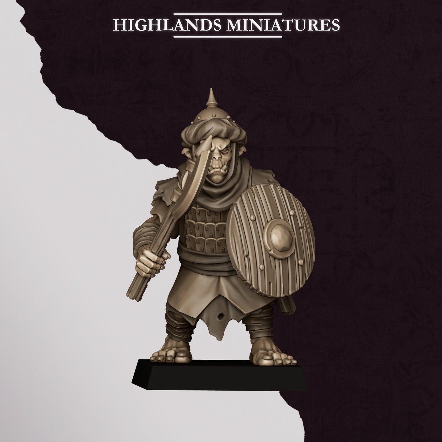 Hobgoblin Warriors miniature (Sculpted by Highland Miniatures)