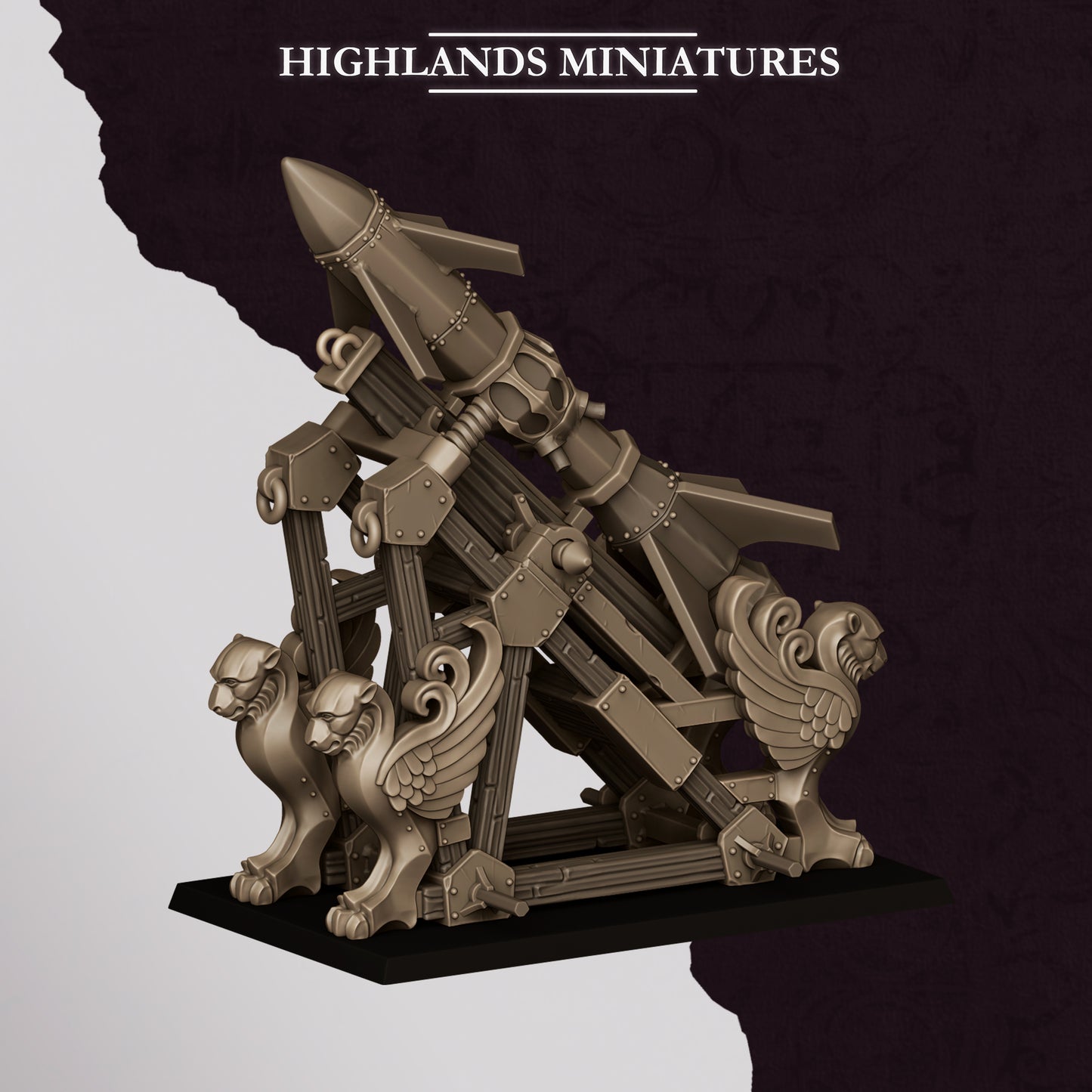 Sons of Marduk Rocket miniature (Sculpted by Highland Miniatures)