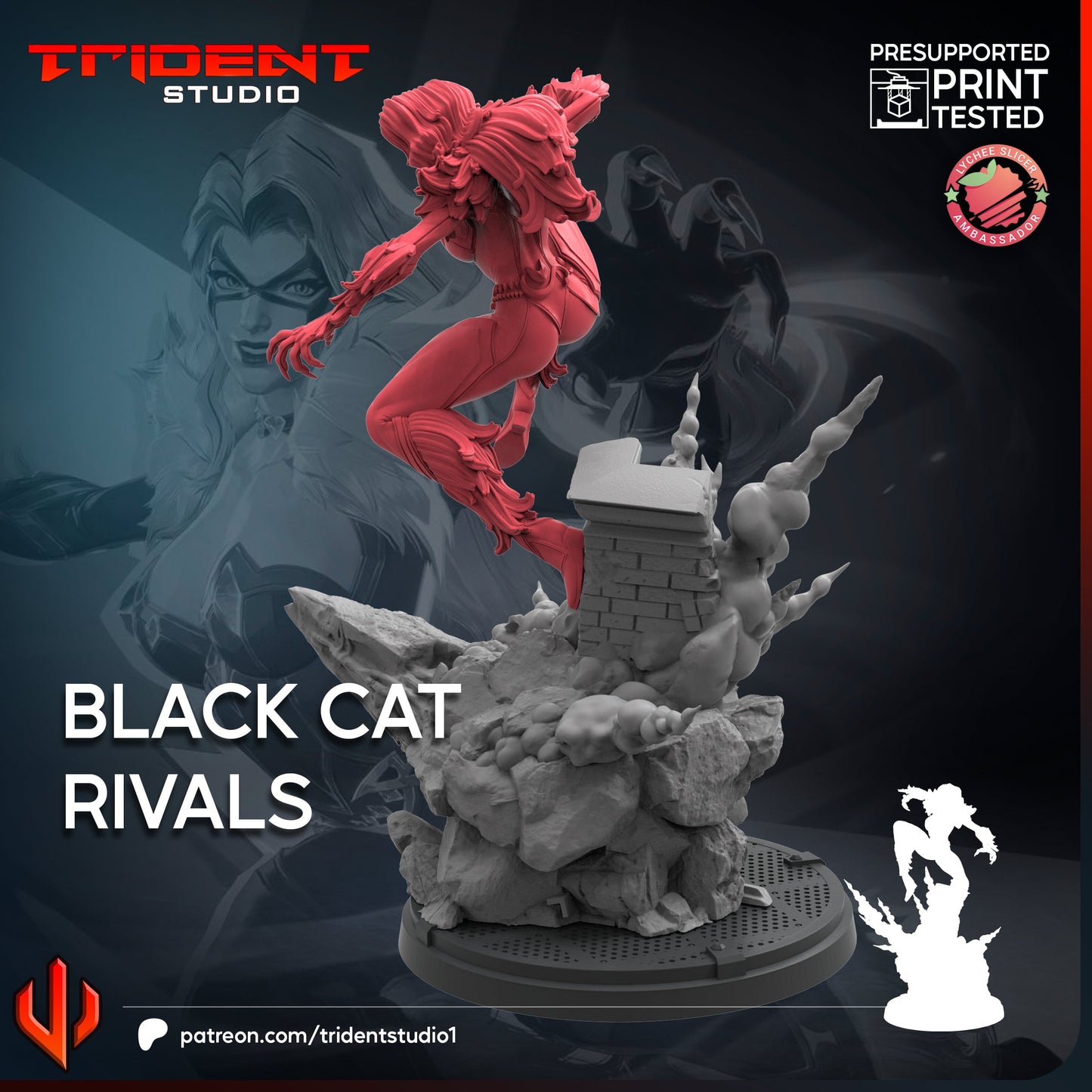 Black Cat - Rivals (Sculpted by Trident Miniatures)