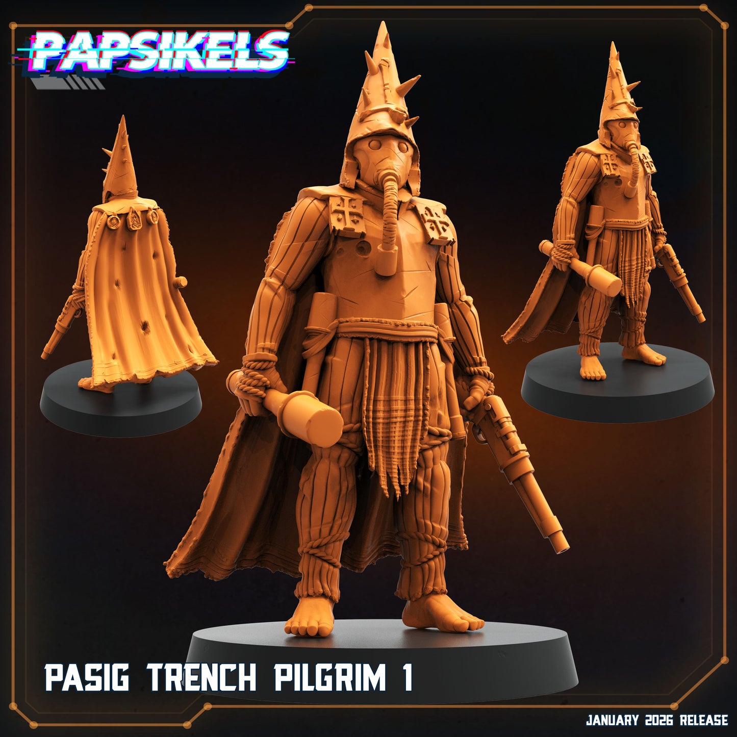Pasig Trench Pilgrims - set of 5 (Sculpted by Papsikels)