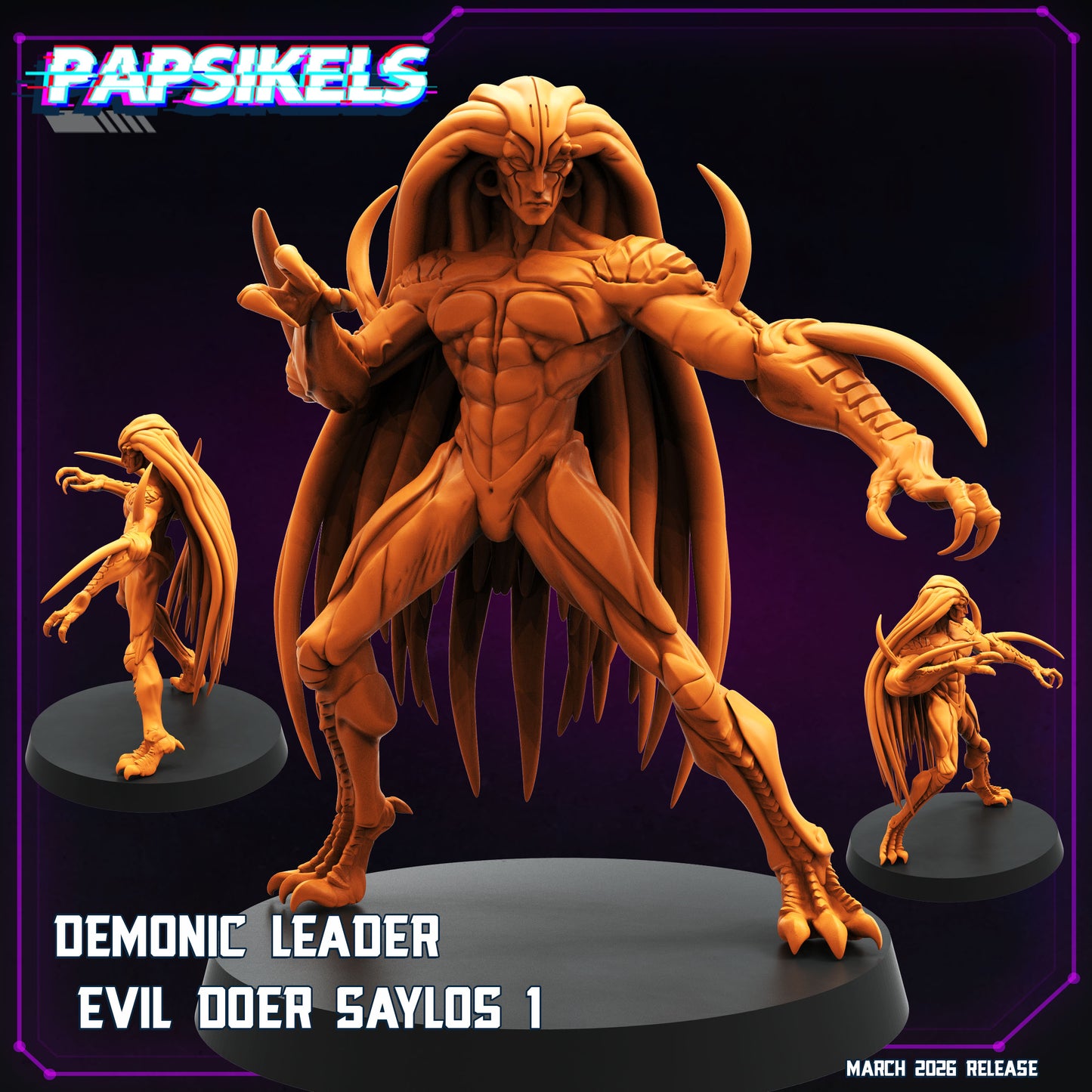 Demonic Leader Evil Doer Saylos (sculpted by Papsikels)