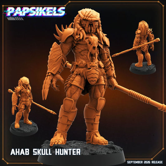Ahab Skull Hunter - Predator Fan Art (Sculpted by Papsikels)
