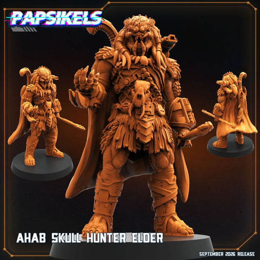 Ahab Skull Hunter Elder - Predator Fan Art (Sculpted by Papsikels)