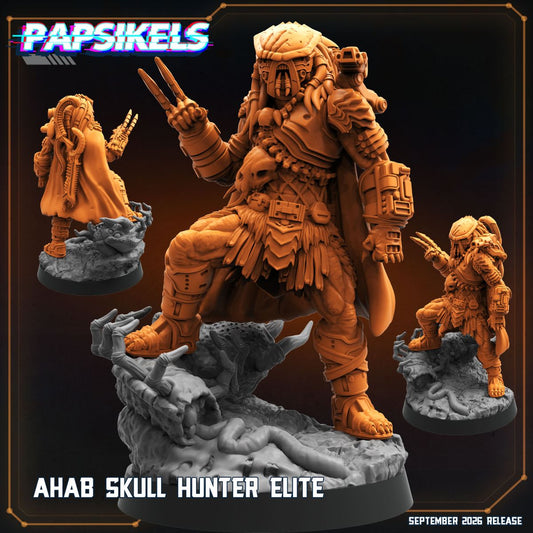 Ahab Skull Hunter Elite - Predator Fan Art (Sculpted by Papsikels)