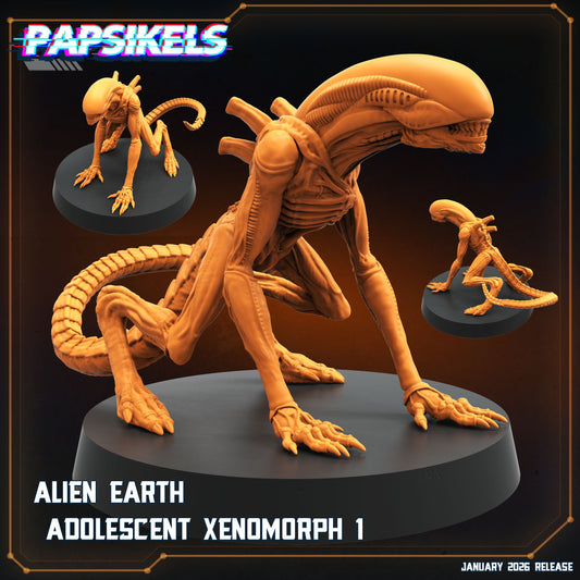 Alien Earth Adolescent Xenomorph - Fan Art Sculpted by Papsikels
