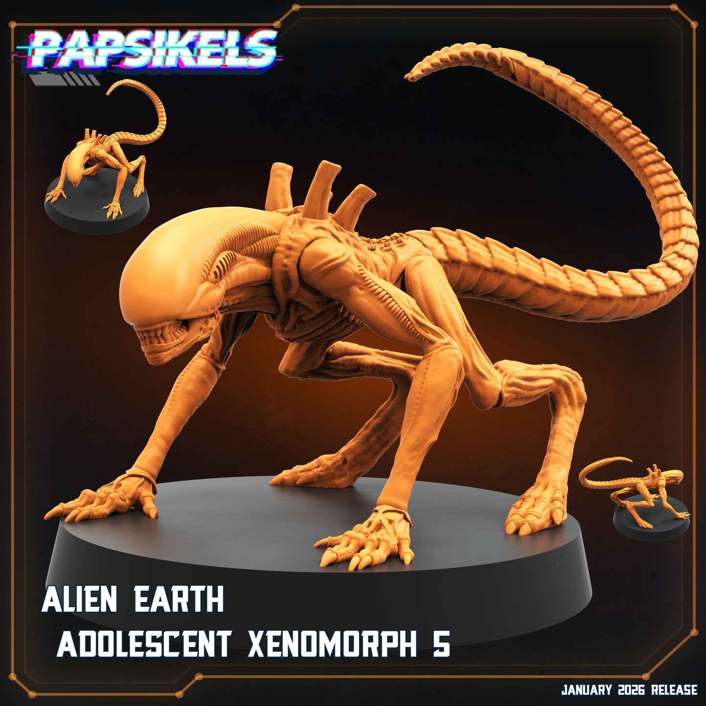 Alien Earth Adolescent Xenomorph - Fan Art Sculpted by Papsikels