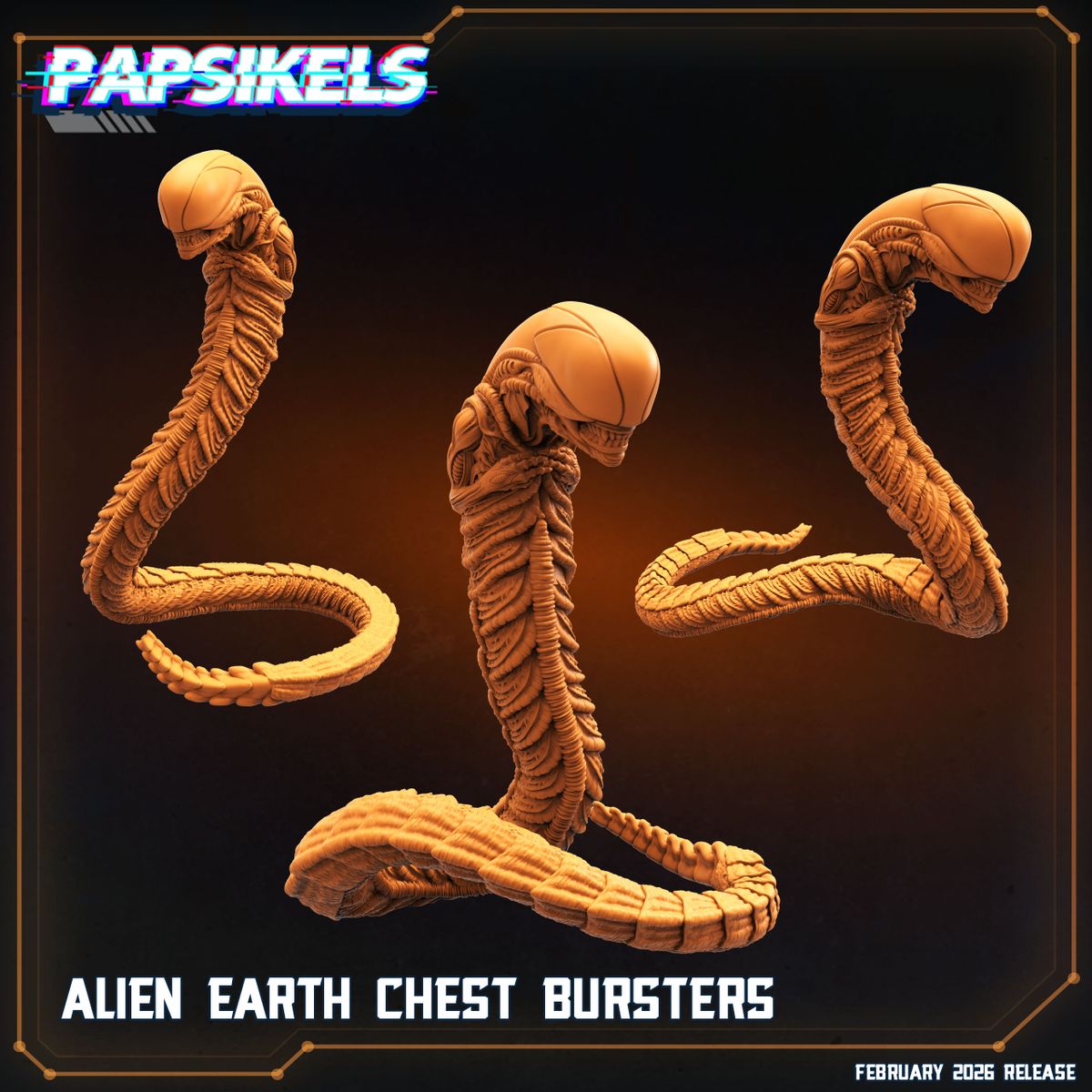 Alien Earth Chest Bursters - Set of 3 (Sculpted by Papsikels)