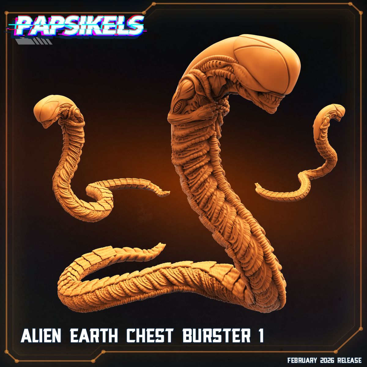 Alien Earth Chest Bursters - Set of 3 (Sculpted by Papsikels)