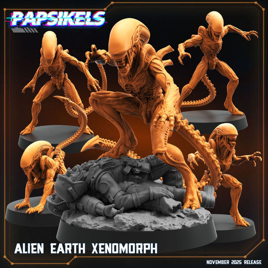 Alien Earth Xenomorph - Set of 5 (Sculpted by Papsikels)