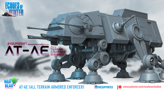 Insurgent AT-AE All Terrain Armored Enforcer - Echoes of Winter (Sculpted by War Bear Studios)