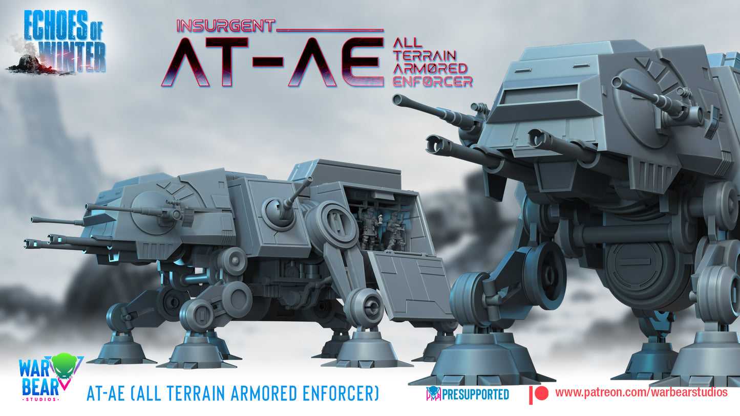 Insurgent AT-AE All Terrain Armored Enforcer - Echoes of Winter (Sculpted by War Bear Studios)
