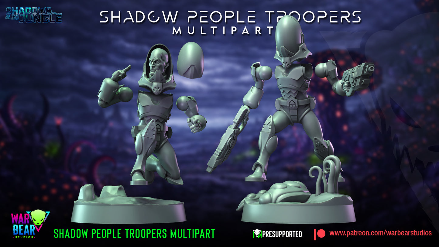 Shadow People Troopers Multipart (Sculpted by War Bear Studios)