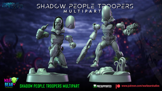 Shadow People Troopers Multipart (Sculpted by War Bear Studios)
