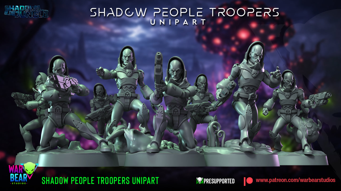Shadow People Troopers Unipart (Sculpted by War Bear Studios)