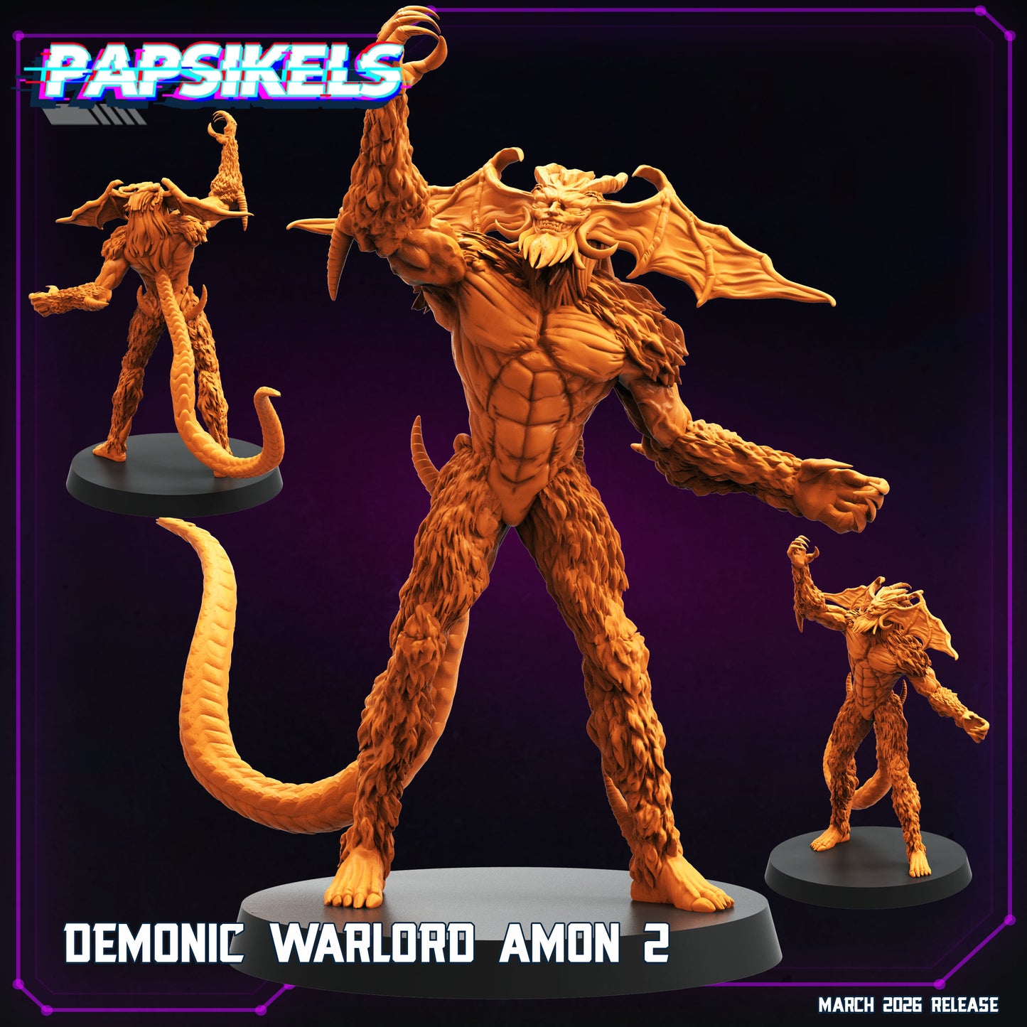 Demonic Warlord Amon (sculpted by Papsikels)