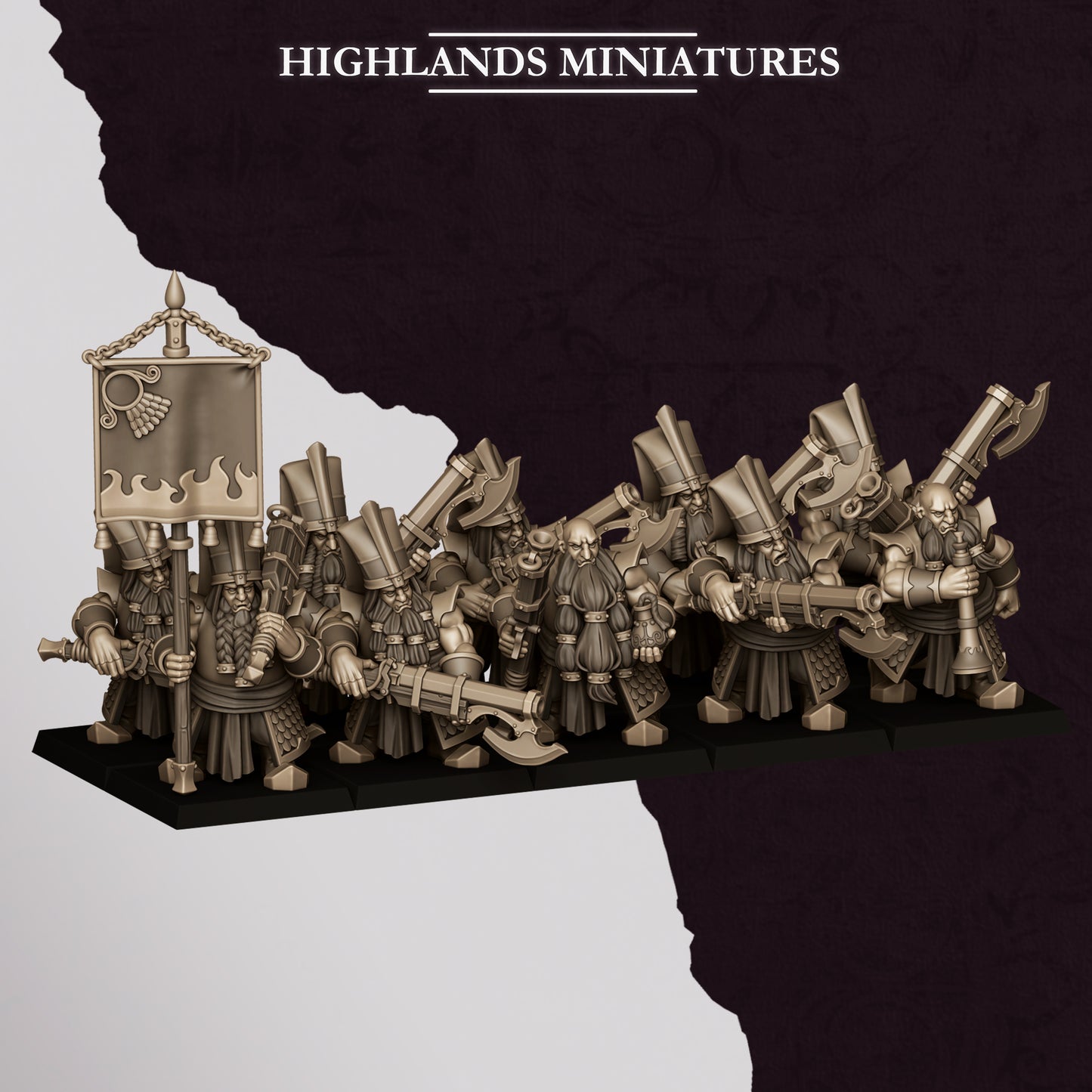 Sons of Marduk Shooters miniature - set of 10 (Sculpted by Highland Miniatures)