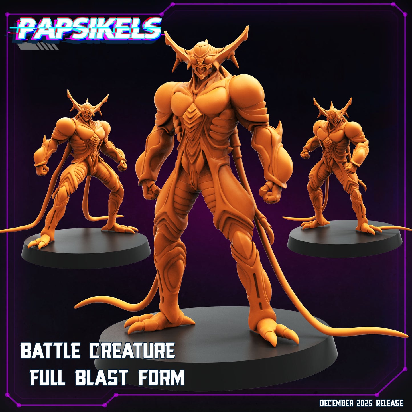 Battle Creature Full Blast Form (Sculpted by Papsikels Miniatures)