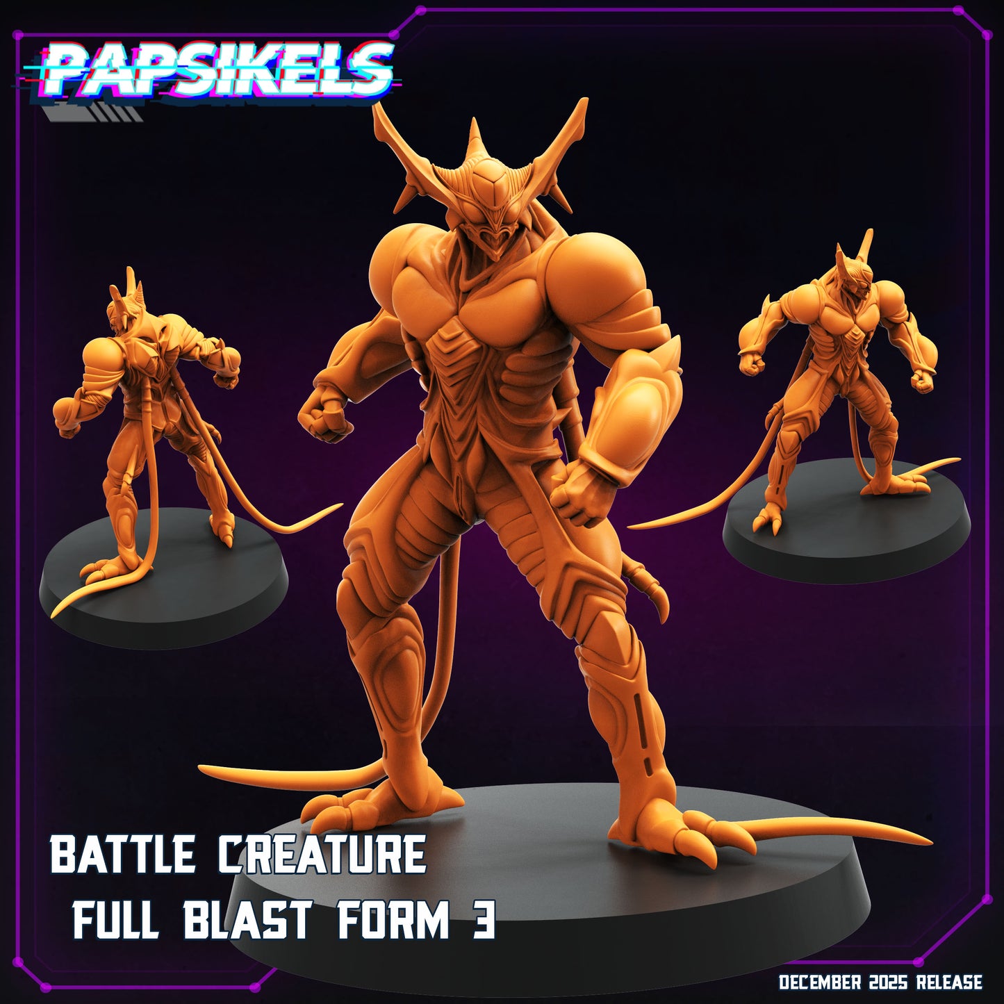 Battle Creature Full Blast Form (Sculpted by Papsikels Miniatures)