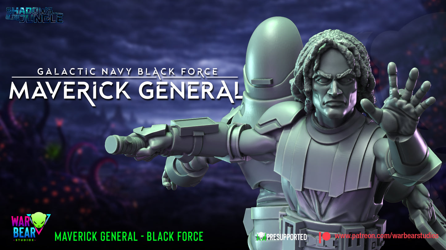 Maverick General Black Force (Sculpted by War Bear Studios)