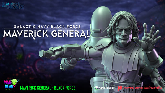Maverick General Black Force (Sculpted by War Bear Studios)