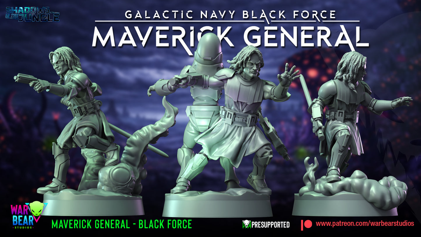 Maverick General Black Force (Sculpted by War Bear Studios)