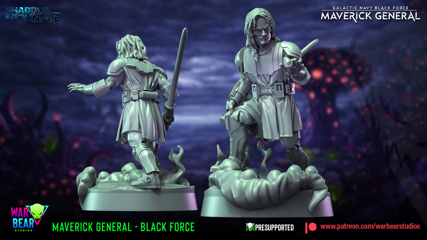 Maverick General Black Force (Sculpted by War Bear Studios)
