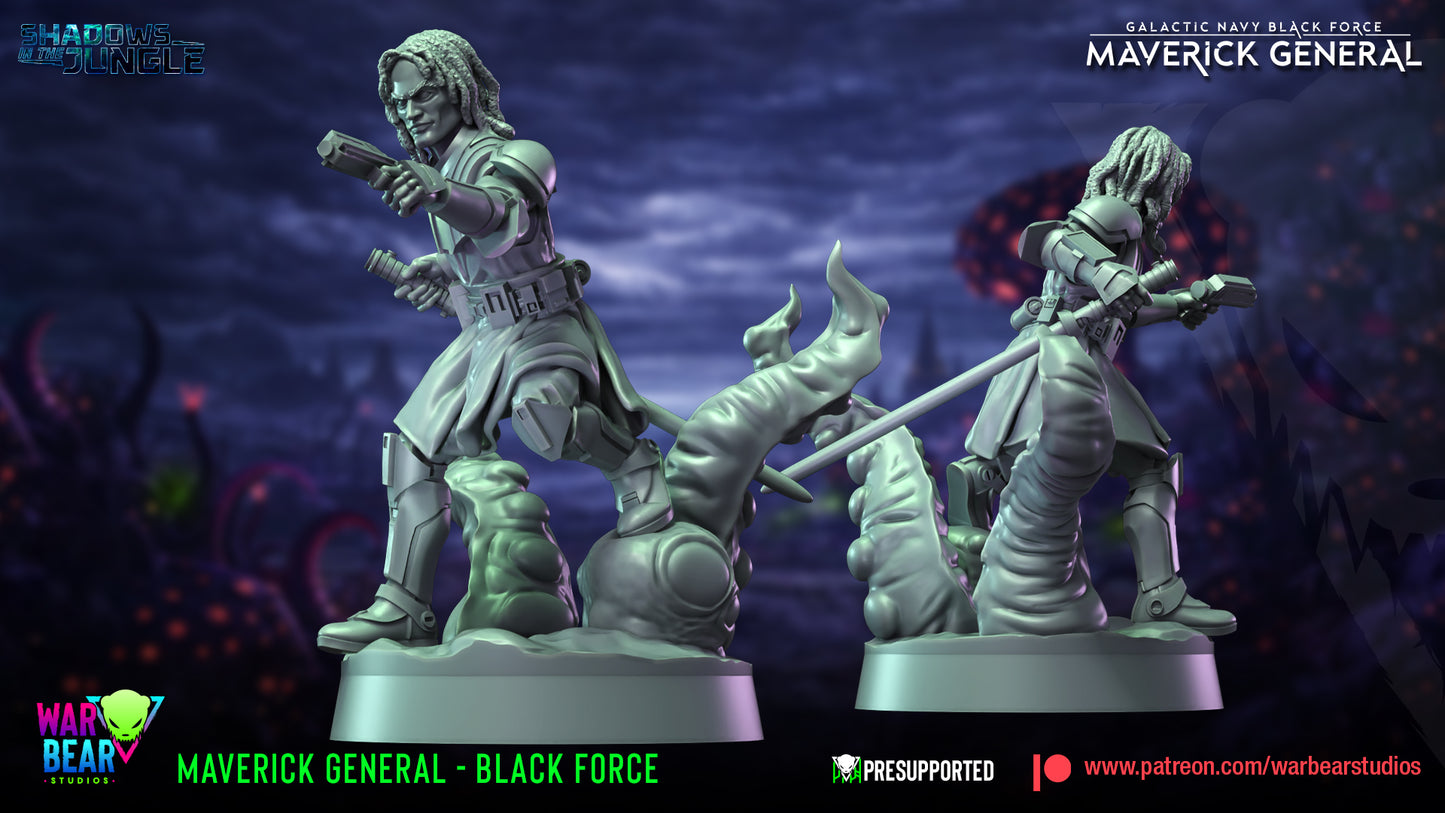 Maverick General Black Force (Sculpted by War Bear Studios)