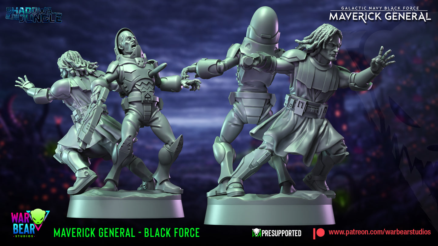 Maverick General Black Force (Sculpted by War Bear Studios)