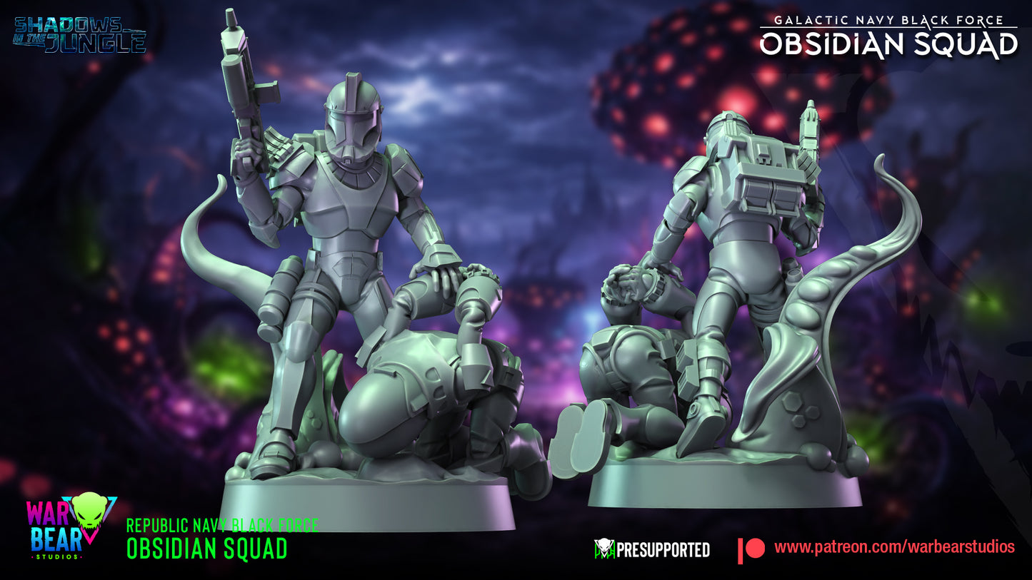 Black Force Obsidian Squad (Sculpted by War Bear Studios)