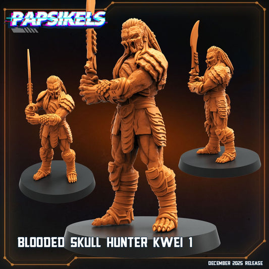 Blooded Skull Hunter Kwei - Predator Fan Art (Sculpted by Papsikels)