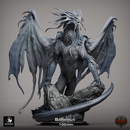 Dragon Bahamut (Sculpted by Rescale Miniatures) - 3D Printed Miniature