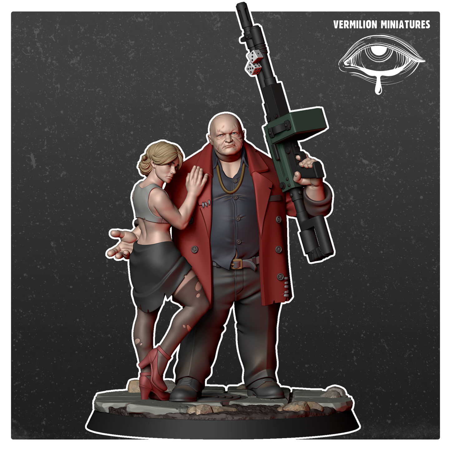 Leader & Lady (Sculpted by Vermillion Miniatures)