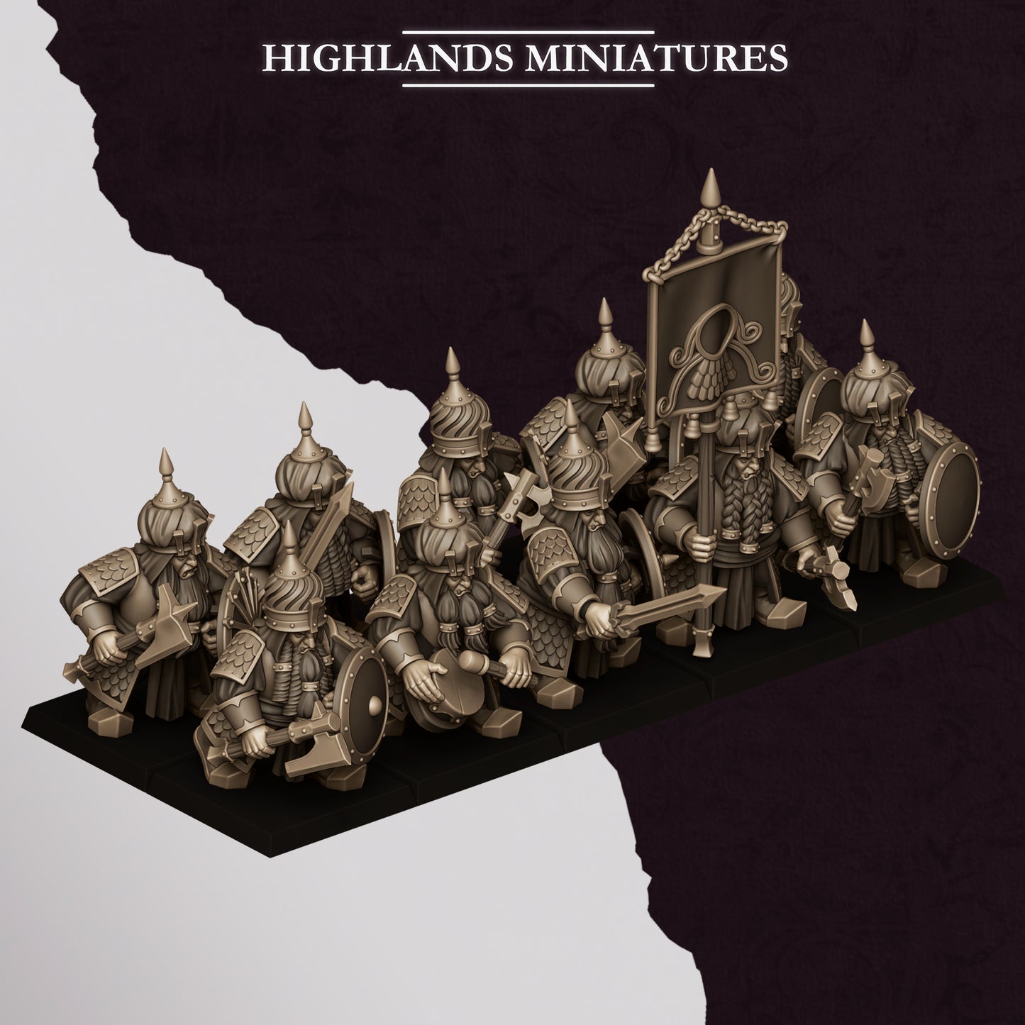 Sons of Marduk Warriors miniature (Sculpted by Highland Miniatures)