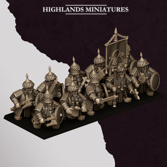 Sons of Marduk Warriors miniature (Sculpted by Highland Miniatures)