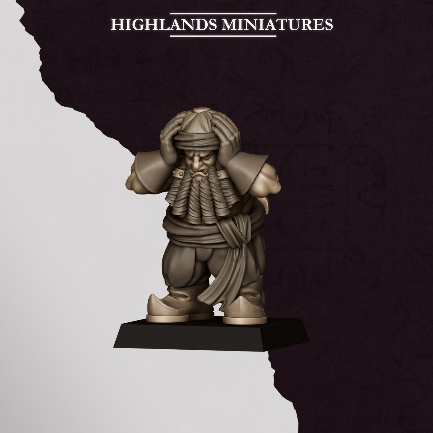 Sons of Marduk Rocket miniature (Sculpted by Highland Miniatures)