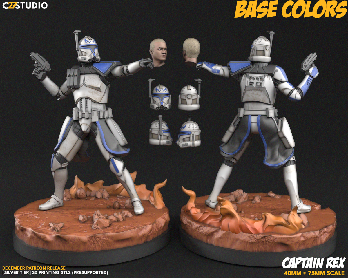 Captain Rex colour guide