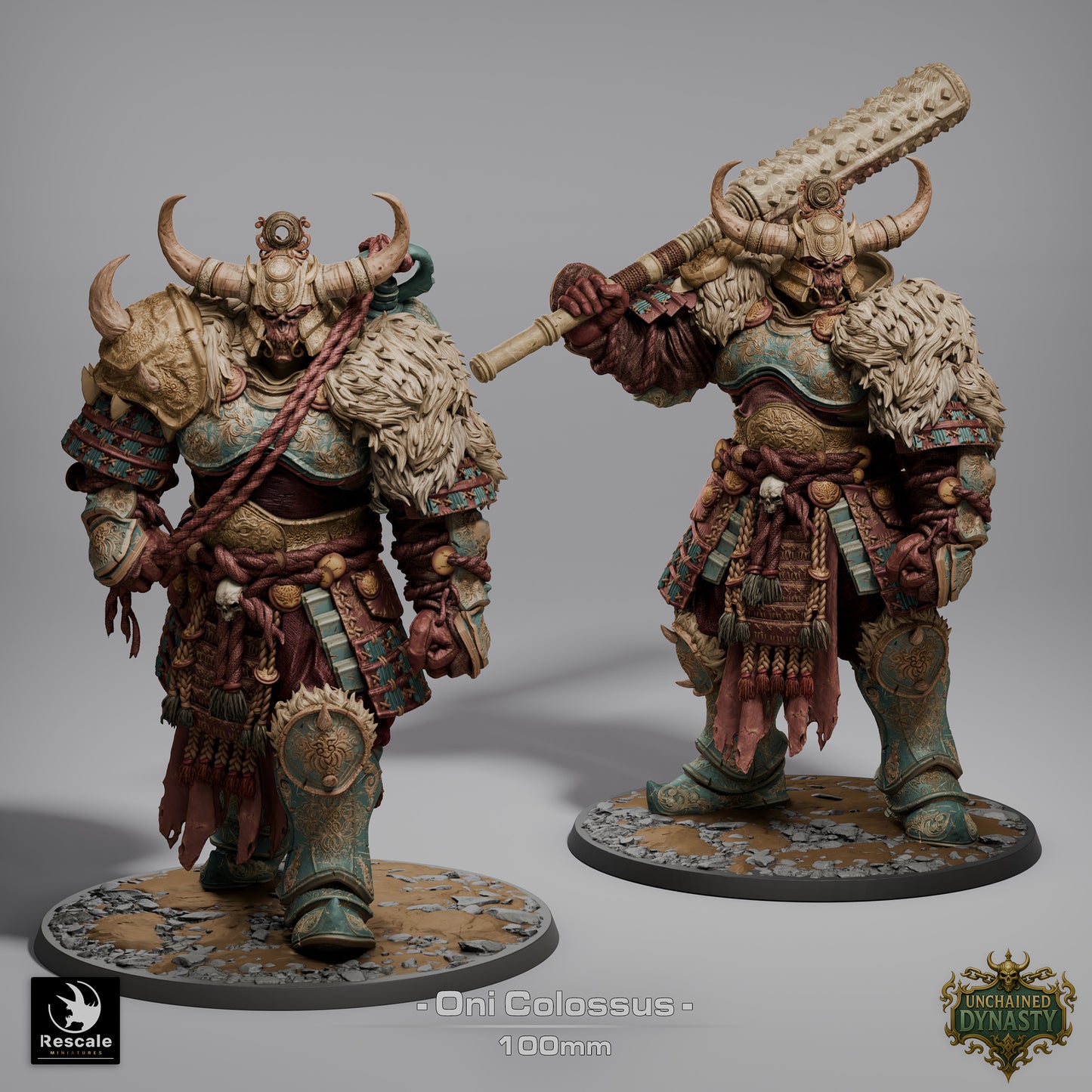 Oni Colossus - 1 model (Sculpted by Rescale Miniatures) - 3D Printed Miniature