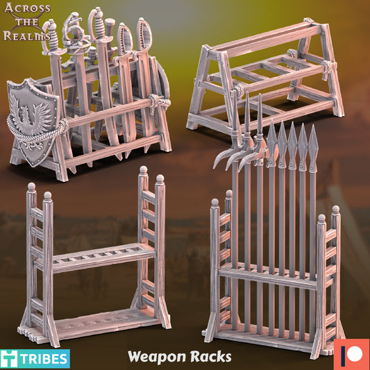 Weapon Racks (Sculpted by Across the Realms)