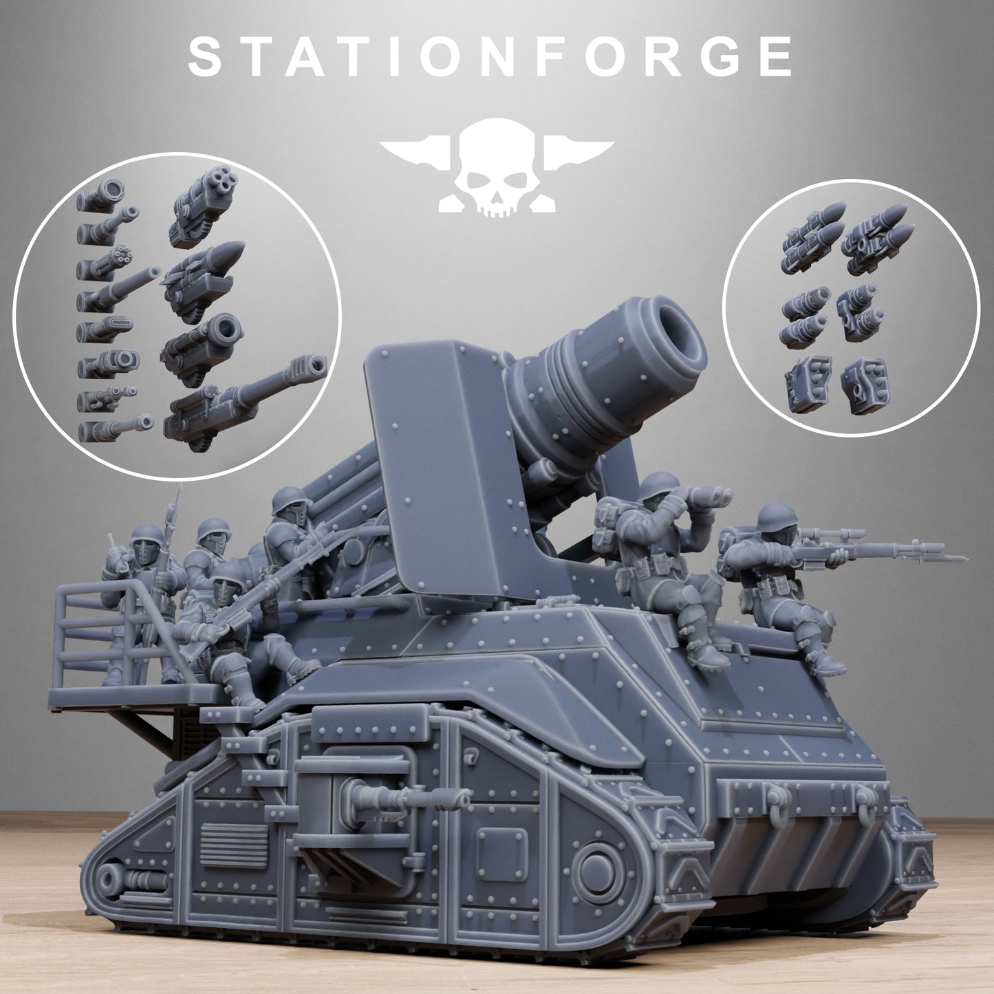 Freeguard Artillery Mini Tank (Sculpted by Stationforge)