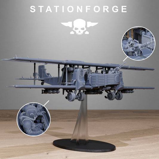 Grimguard Iron Biplane (Sculpted by Stationforge)
