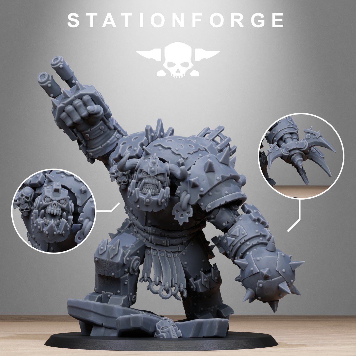 Orkaz Metjaw Boss (Sculpted by Stationforge)
