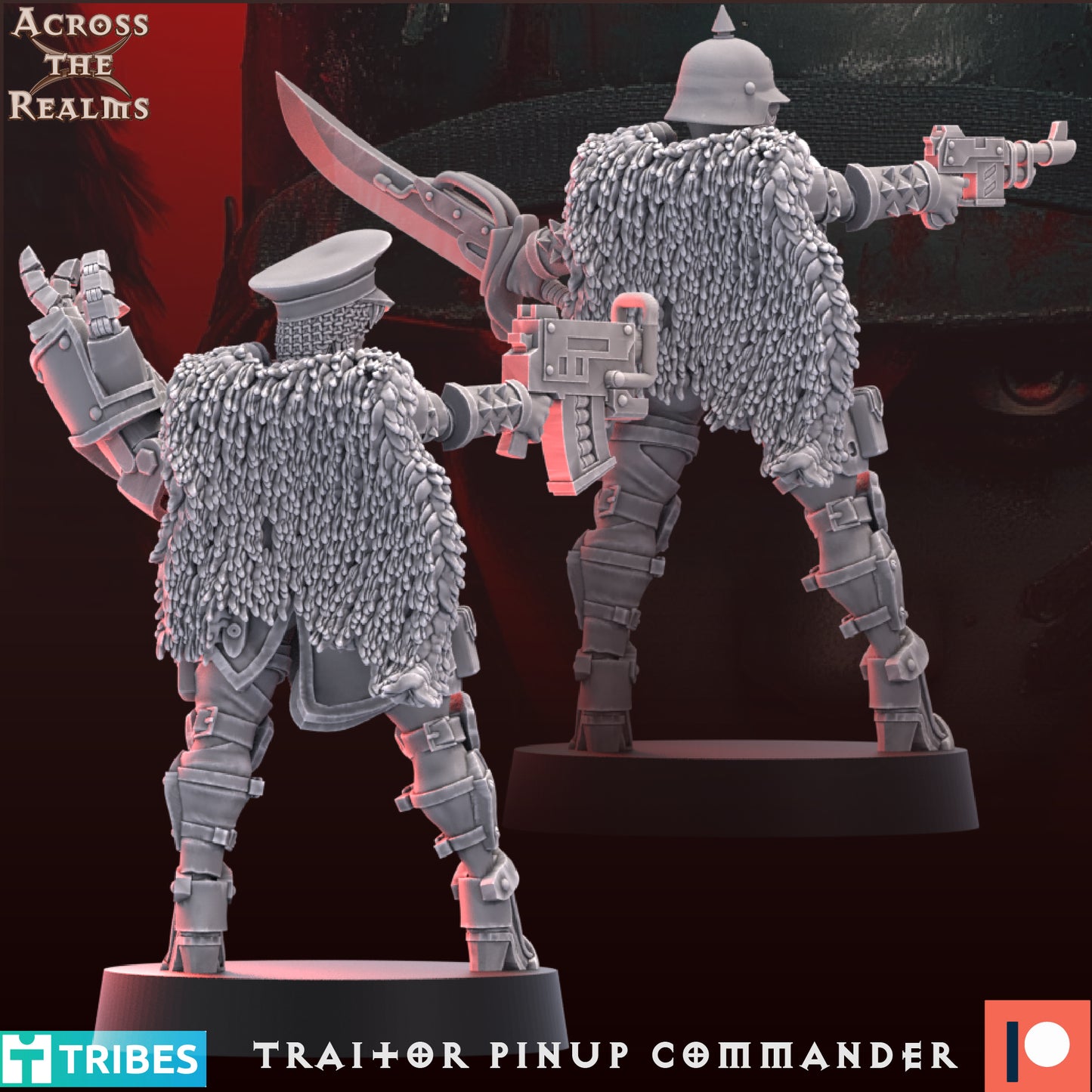 Traitor Pinup Commander (Sculpted by Across the Realms)