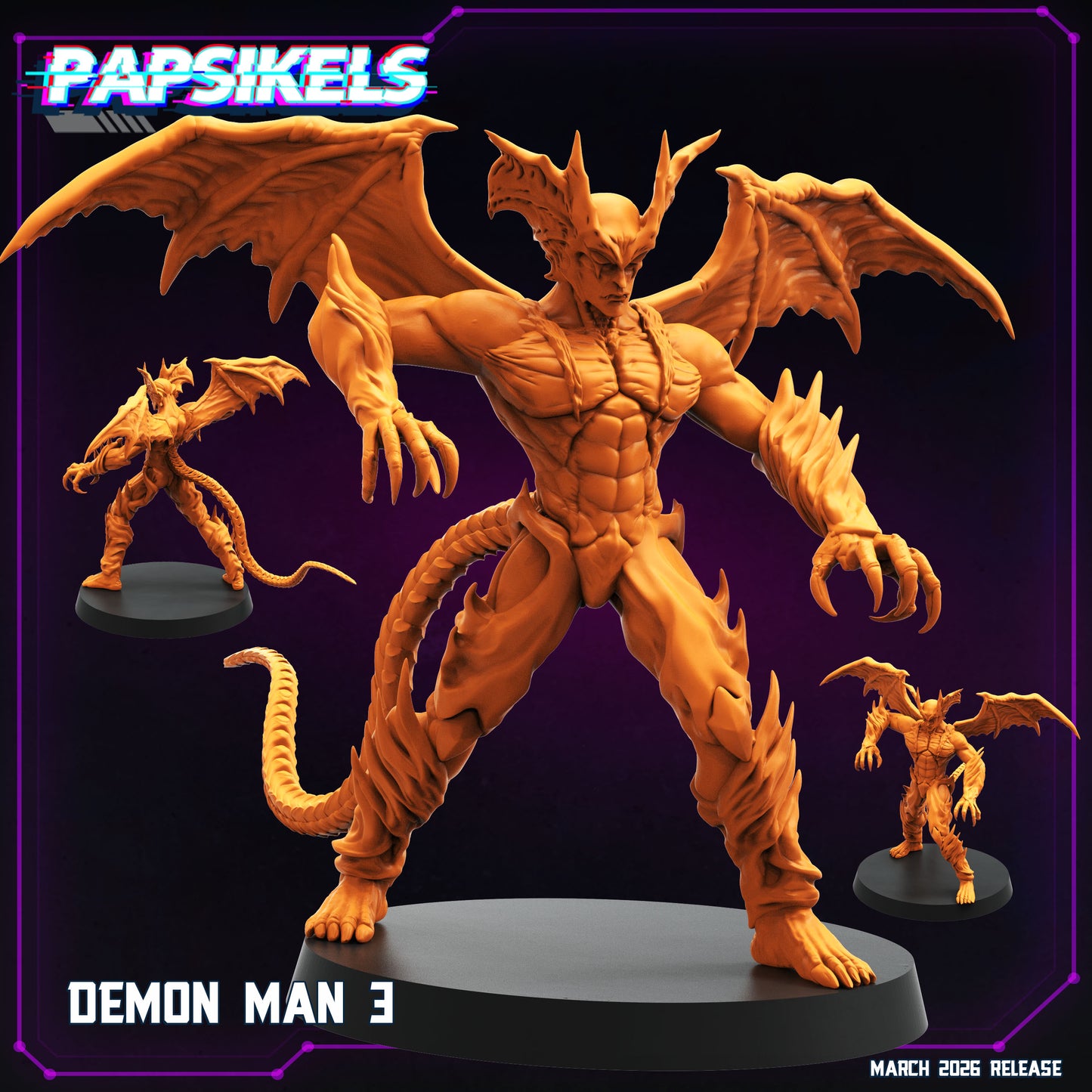 Demon Man (sculpted by Papsikels)