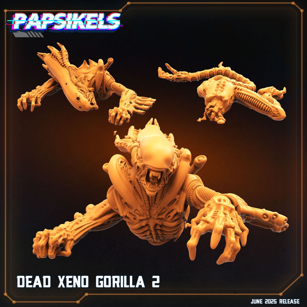 Xeno Gorilla Carnage (Sculpted by Papsikels)