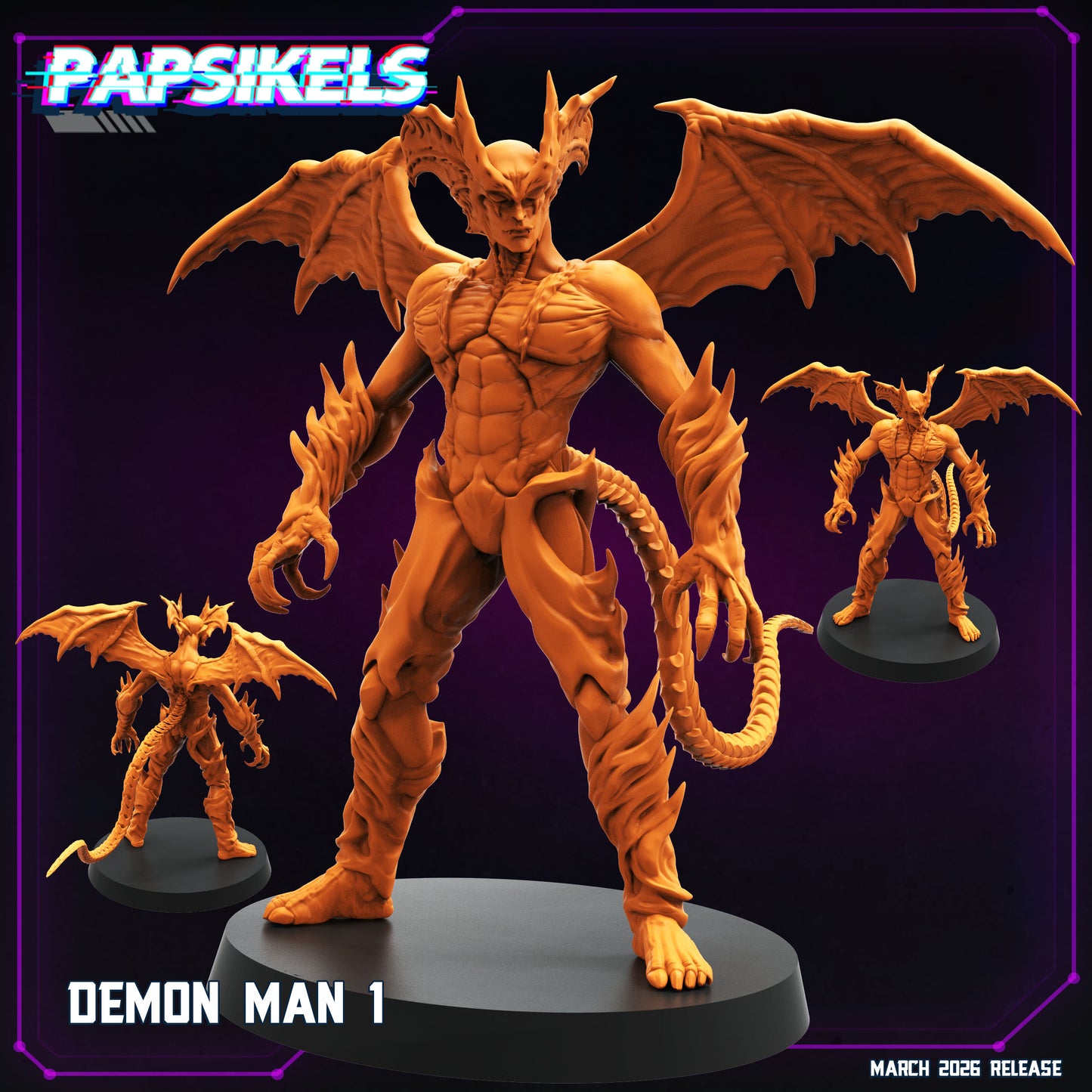 Demon Man (sculpted by Papsikels)