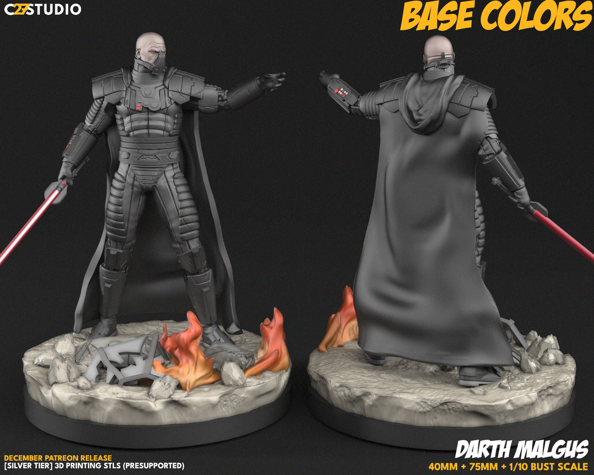 Darth Malgus colour guide