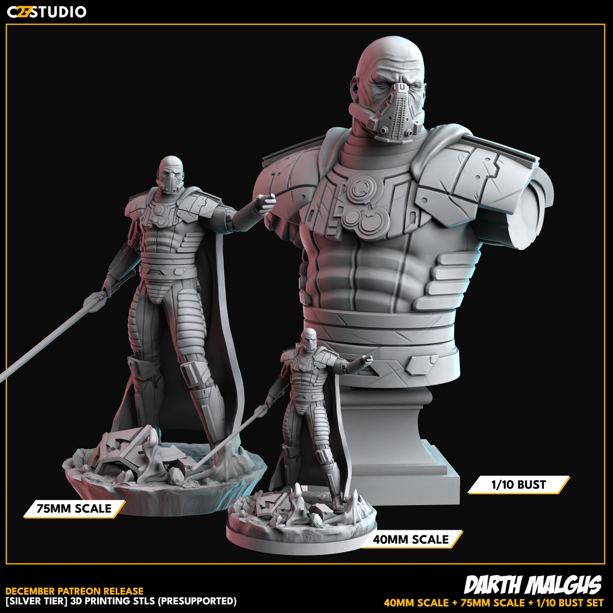 Darth Malgus miniature set