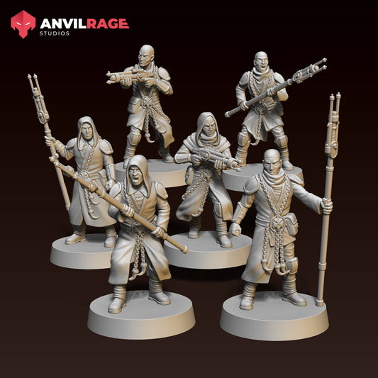 Droagon Cultists (Sculpted by Anvilrage) - 3D Printed Miniature