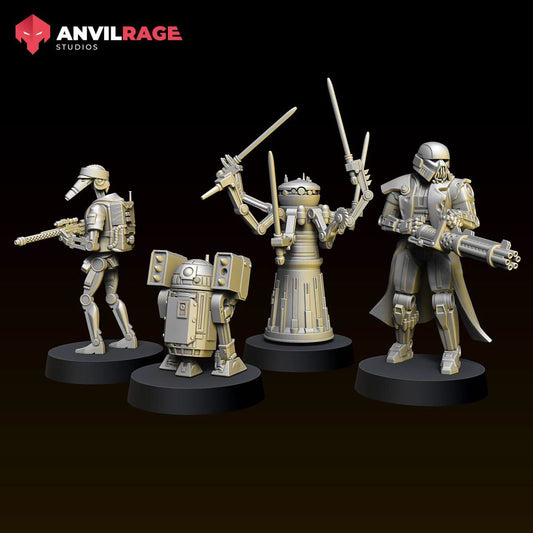 Reprogrammed for Rebellion - Set of 4 (Sculpted by Anvilrage)
