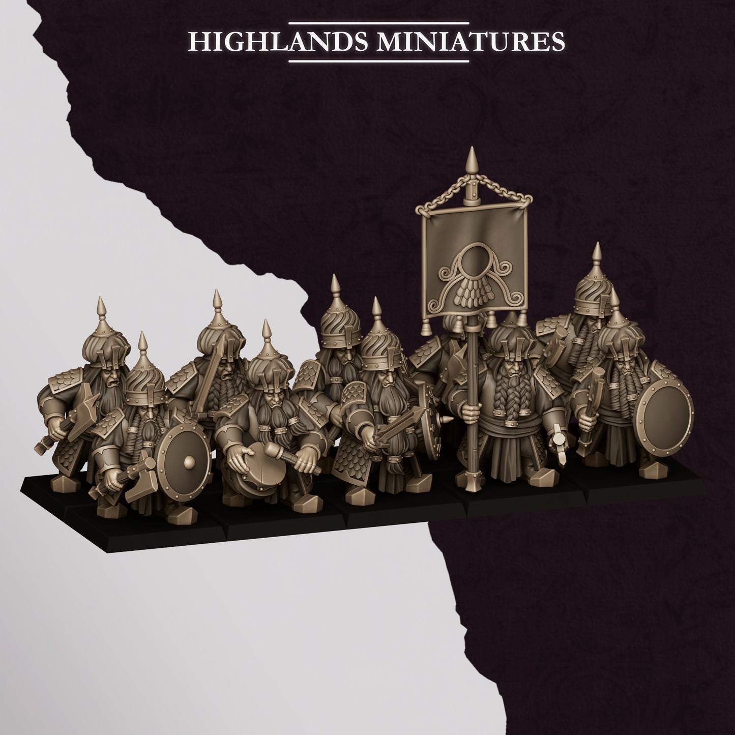 Sons of Marduk Warriors miniature (Sculpted by Highland Miniatures)